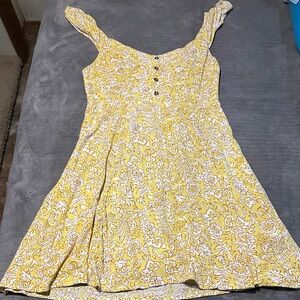 Billabong Yellow Floral Dress